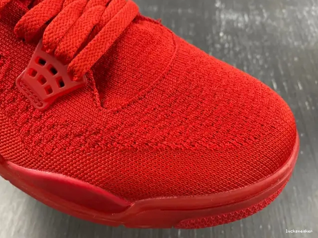 Reps LUCY Jordan 4 AQ3559-600 Flyknit Red Retro 0426